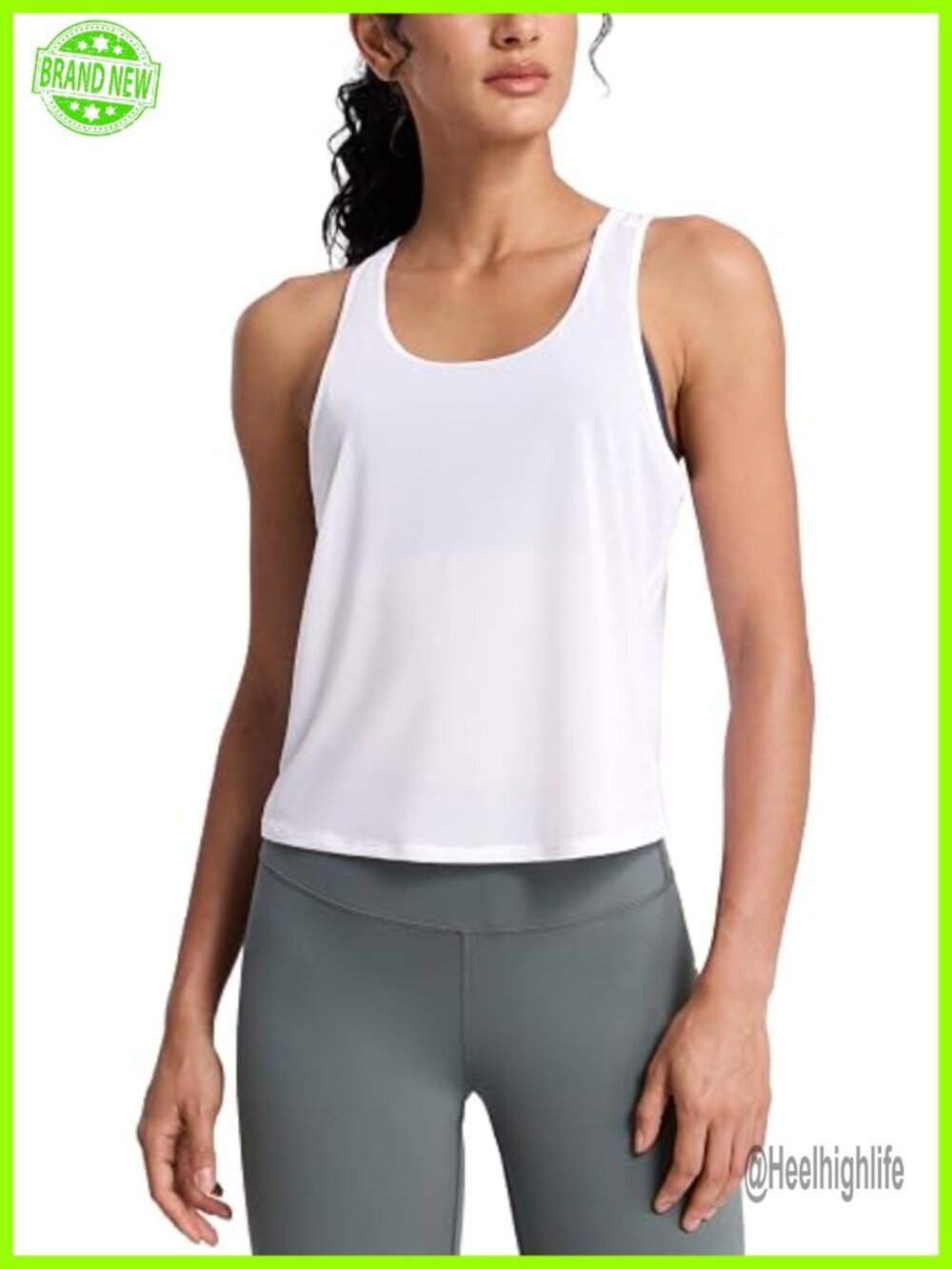 Mesh Workout Tank Top - Sheer Scoop Neck Sleeveless Athletic Cover Up Breathable